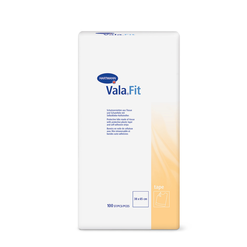 VALA FIT Tape Disposable Bib 38cm x 65cm
